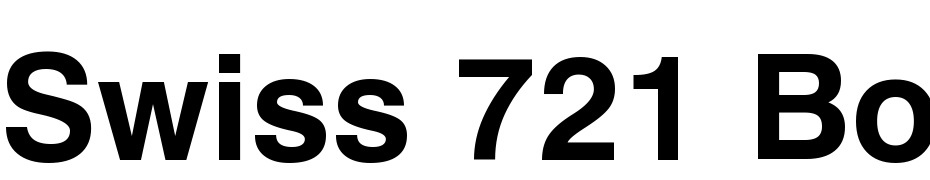 Swiss 721 Bold BT Yazı tipi ücretsiz indir